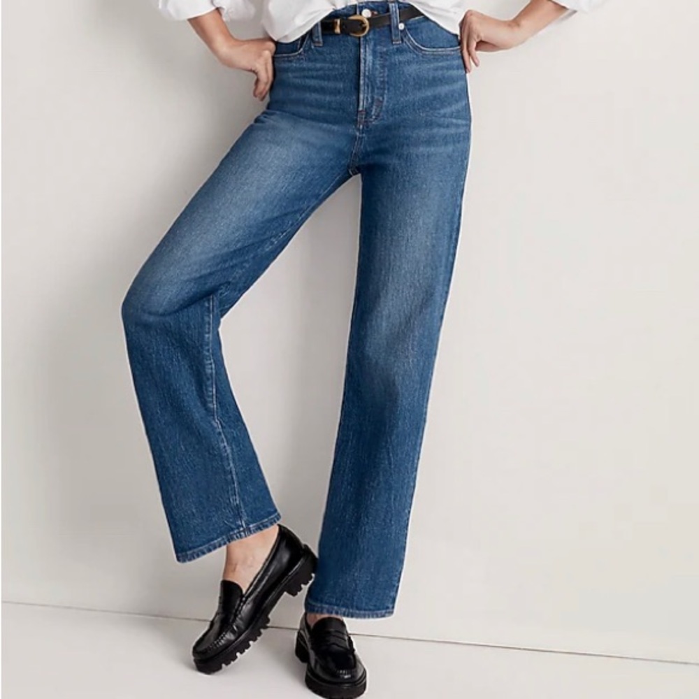 Madewell The Perfect Vintage Wide-leg Jean in Leifland Wash Size 31